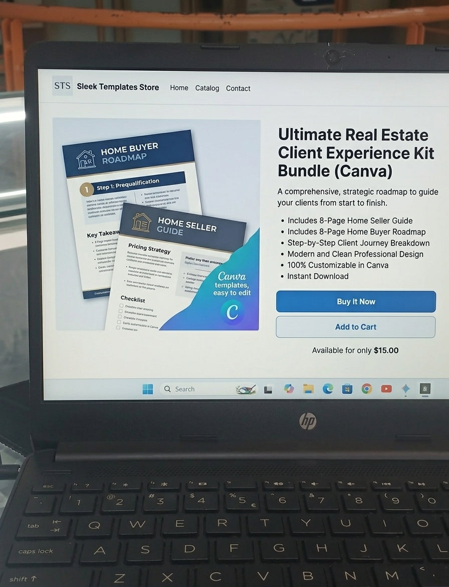 Ultimate Real Estate Client Experience Kit Bundle (Canva Templates)