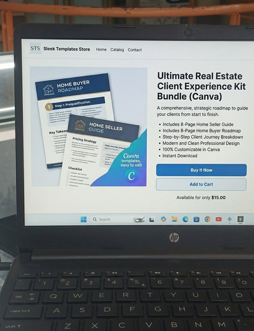 Ultimate Real Estate Client Experience Kit Bundle (Canva Templates)