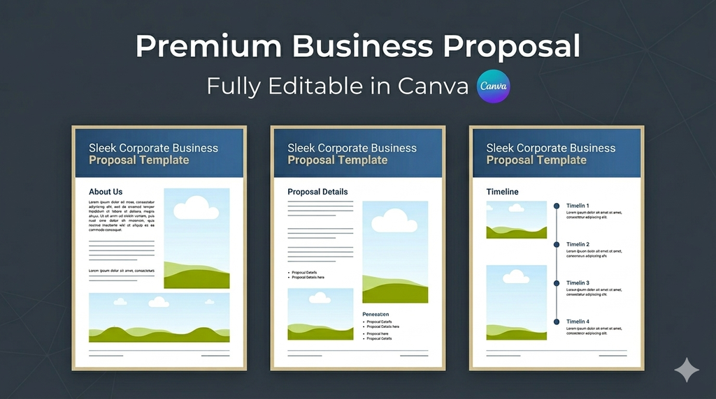 Sleek Corporate Business Proposal